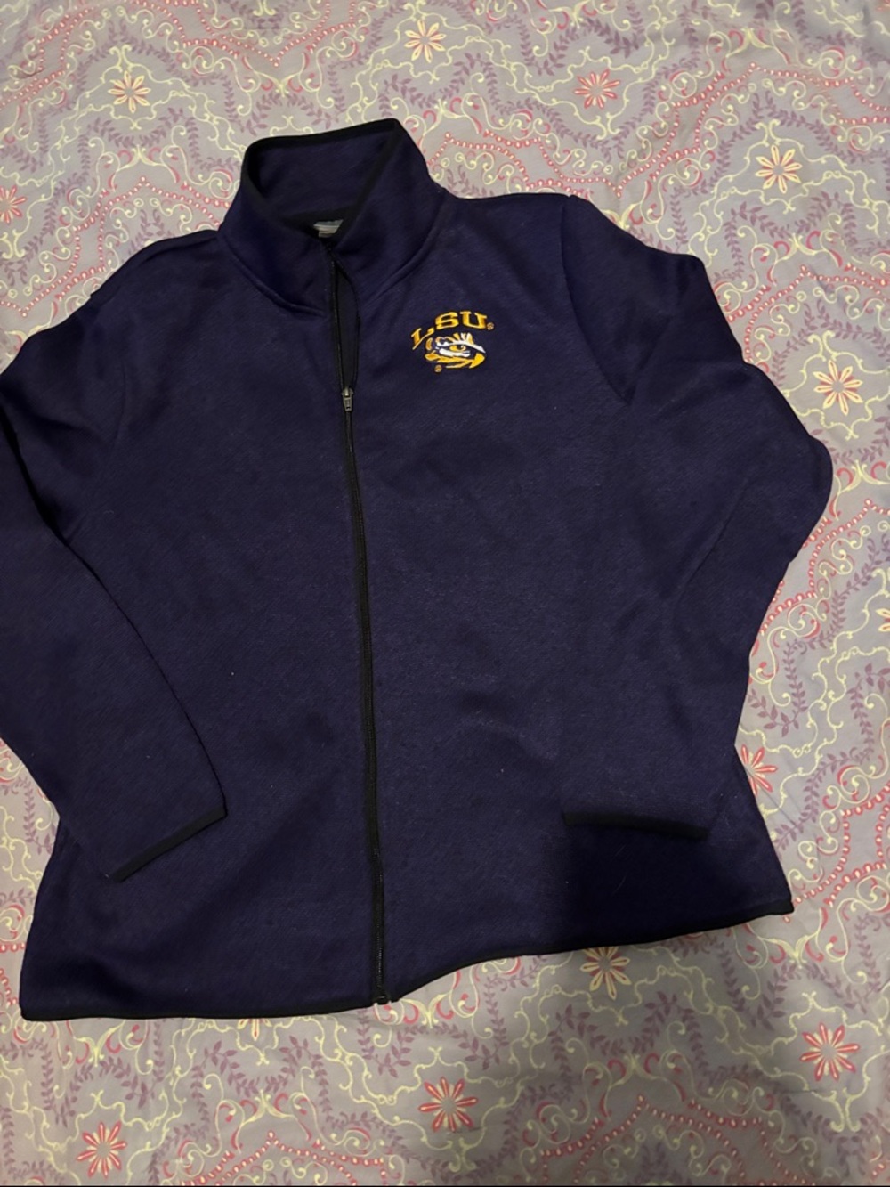 LSU Purple Full-Zip Jacket - Picture 5 of 10